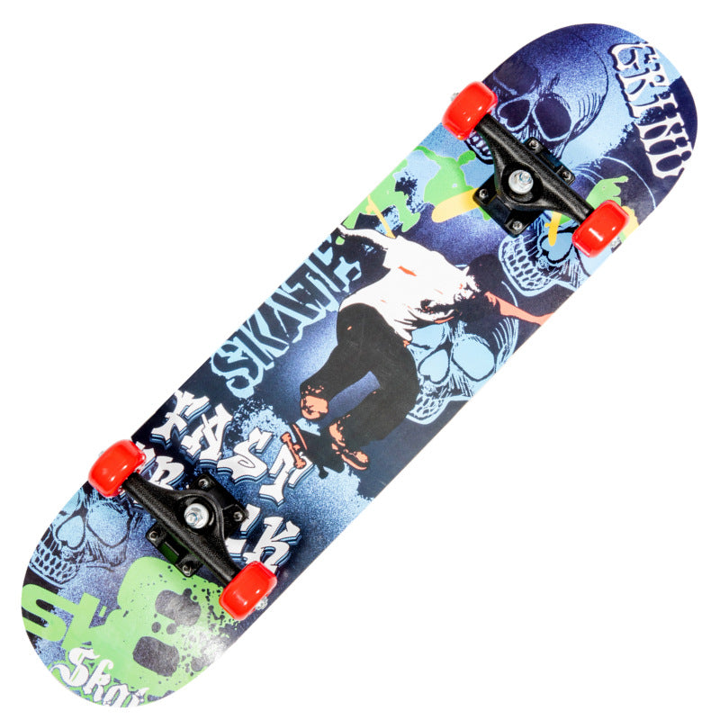 Skateboard mit Drachengrafik Skanto