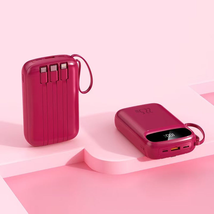 Multifunktions-Powerbank mit integriertem LCD-Bildschirm von Skanto