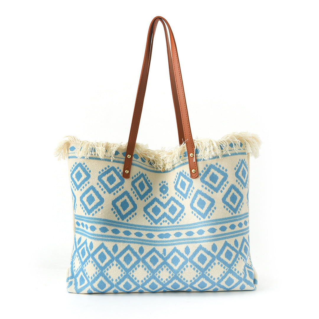 Strandtasche mit einzigartigem Federdesign Skanto