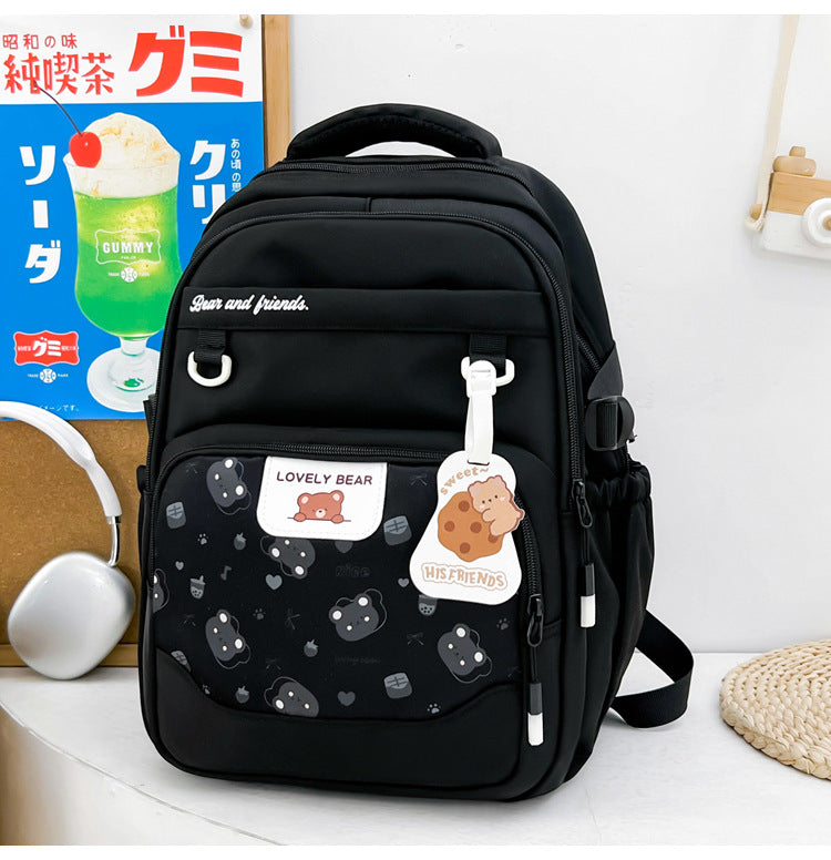 Niedlicher Schulrucksack mit Tiermotiv Skanto