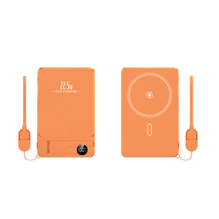 Tragbare Schnelllade-Powerbank mit digitaler Ladeanzeige Skanto