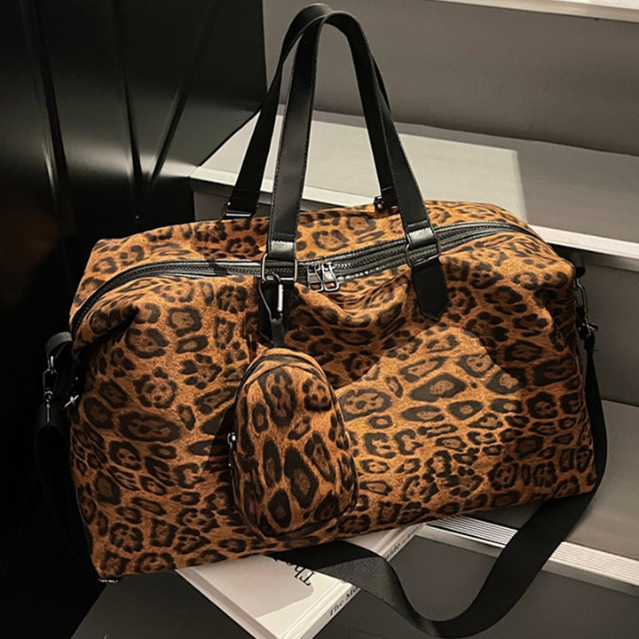 Wochenend-Reisetasche im trendigen Leopardenmuster Skanto