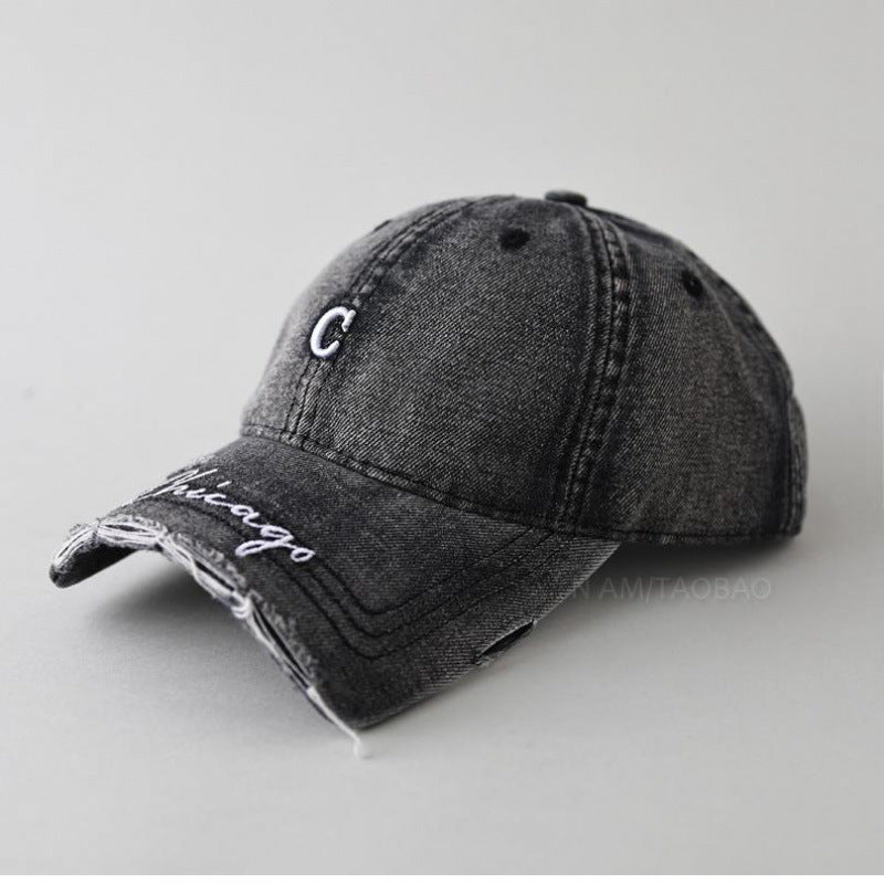 Damen Distressed Baumwoll Baseballkappe Skanto 1784083462