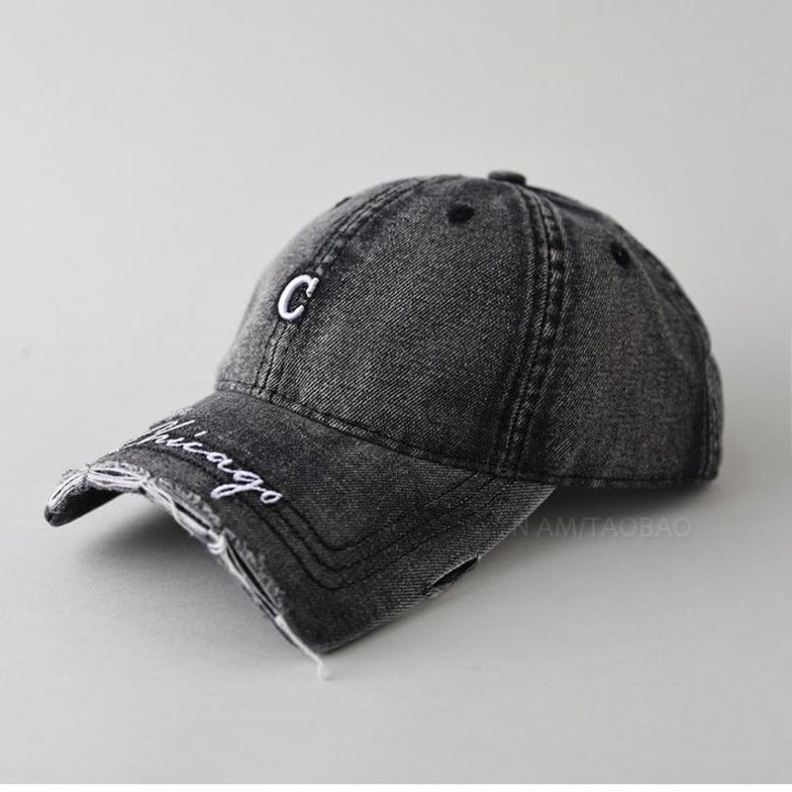 Damen Distressed Baumwoll Baseballkappe Skanto 1784083462
