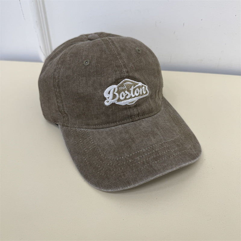 Unisex bestickte Baseball Cap im Vintage-Stil Skanto