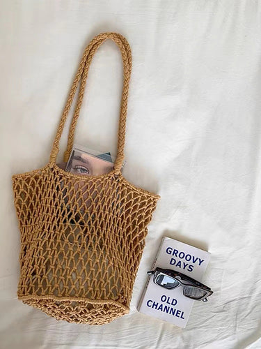 Handgeknüpfte Netztasche Skanto