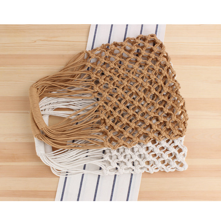 Moderne Netzstruktur-Shopper-Tasche Skanto