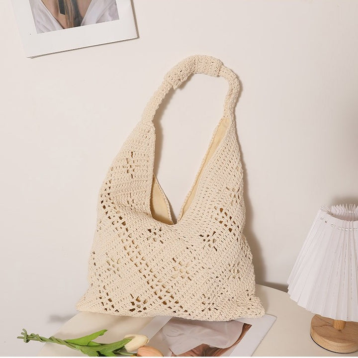 Handgeknüpfte V-Design Tote Bag Skanto