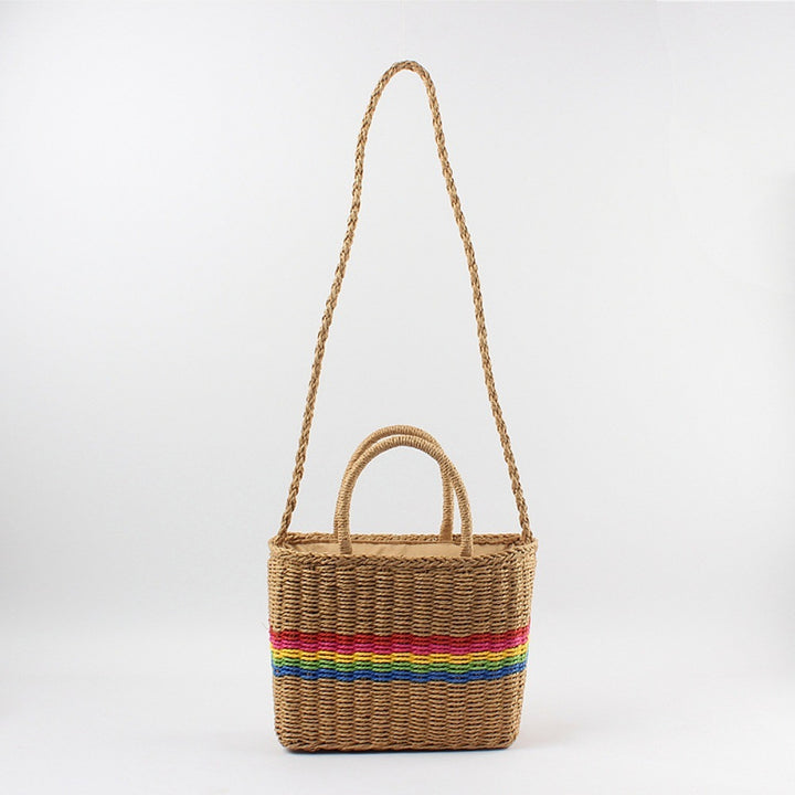Handtasche mit farbenfrohem Streifendesign Skanto