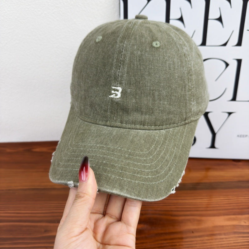 Unisex Distressed Baumwoll-Baseballkappen Skanto 1784083761
