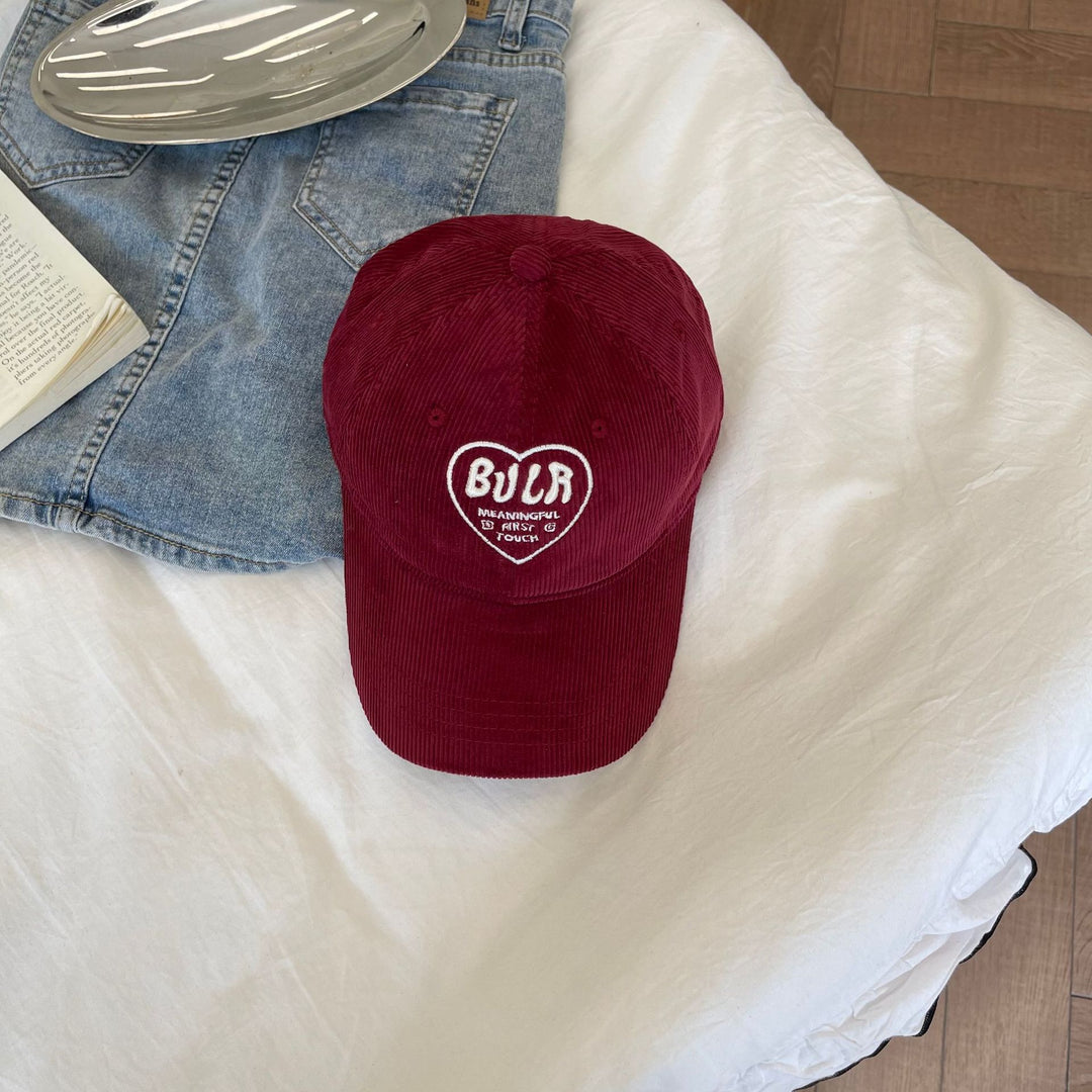 Damen Baseballkappe aus strukturiertem Cord Skanto