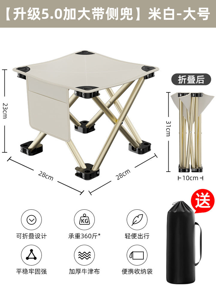 Klappbarer Campingtisch mit stabiler Konstruktion und tragbarem Design Skanto
