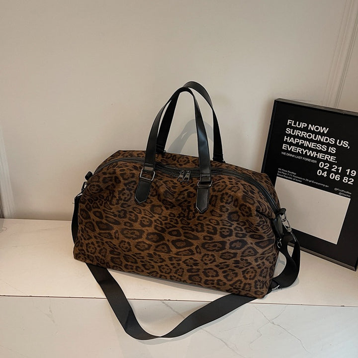 Wochenend-Reisetasche im trendigen Leopardenmuster Skanto