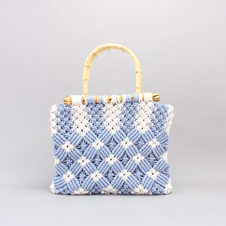 Handgefertigter Raffia-Korb Skanto