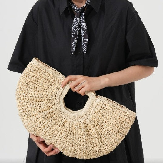 Designer-Strohtasche mit einzigartigem Schnitt Skanto