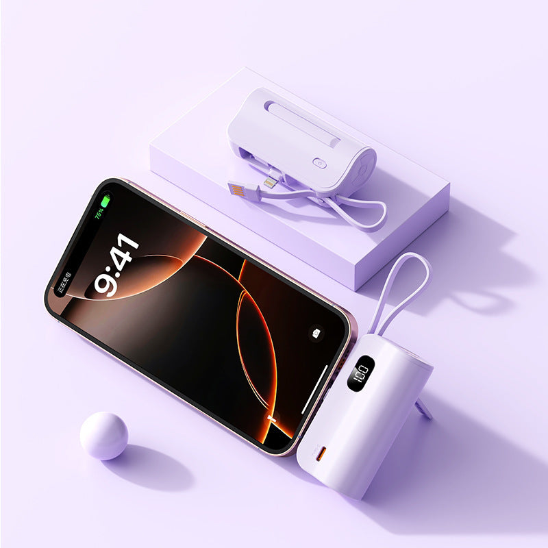 Tragbare Ladegeräte mit USB-C- und Lightning-Anschluss Skanto