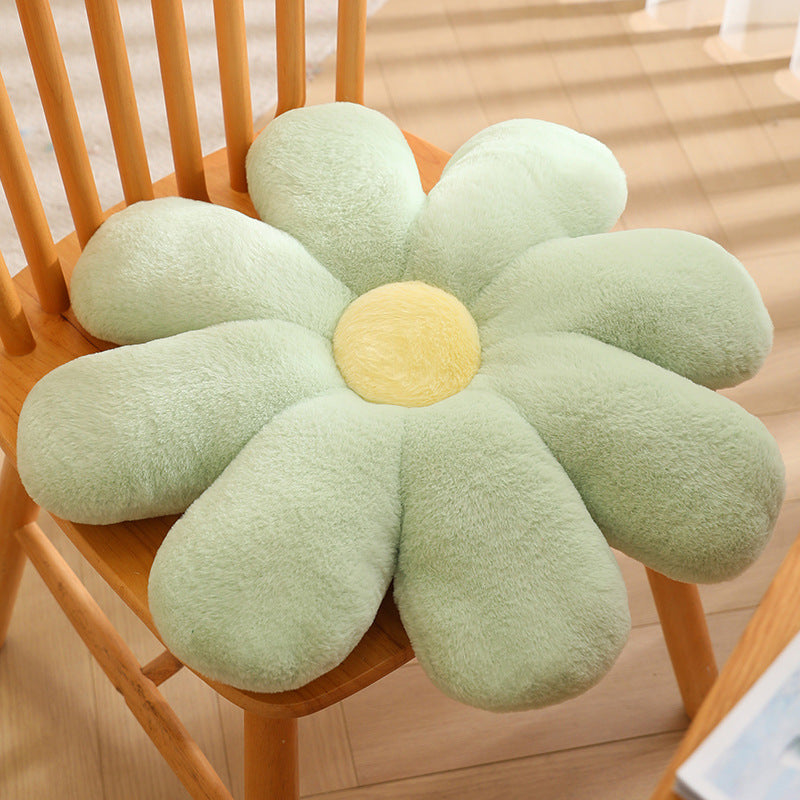 Plüsch-Sitzkissen in Blumenform Skanto