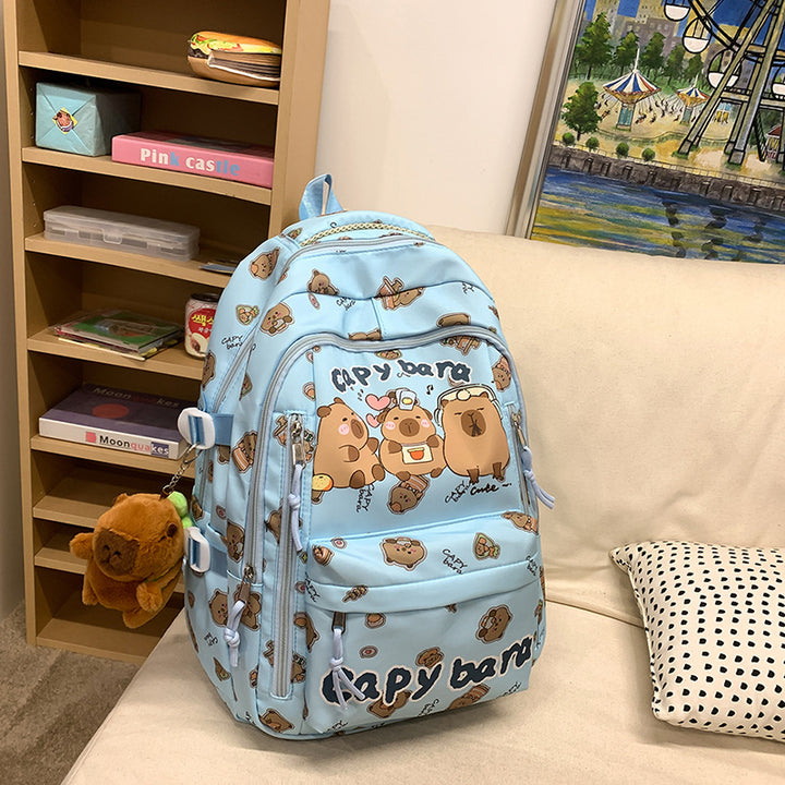 Skanto Schulrucksack für Kinder mit lustigem Tiermotiv