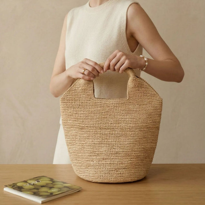 Handgemachte Strohtasche Skanto