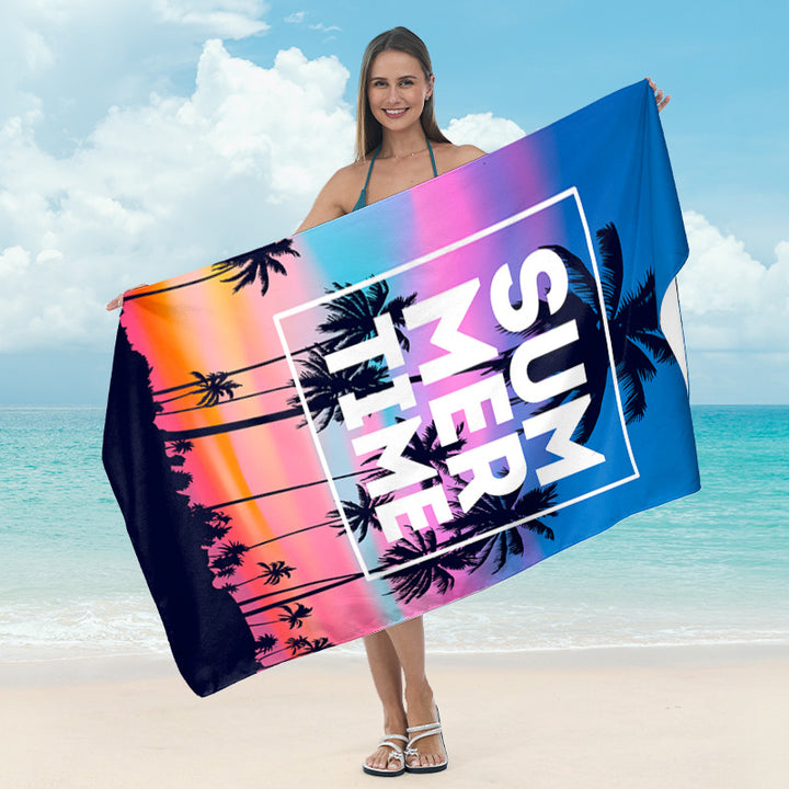 Strandtuch mit künstlerischem Mandala-Muster Skanto