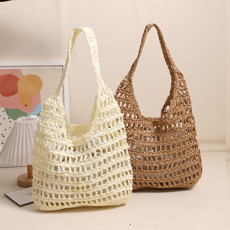 Trendige Netztasche mit gerafftem Design Skanto
