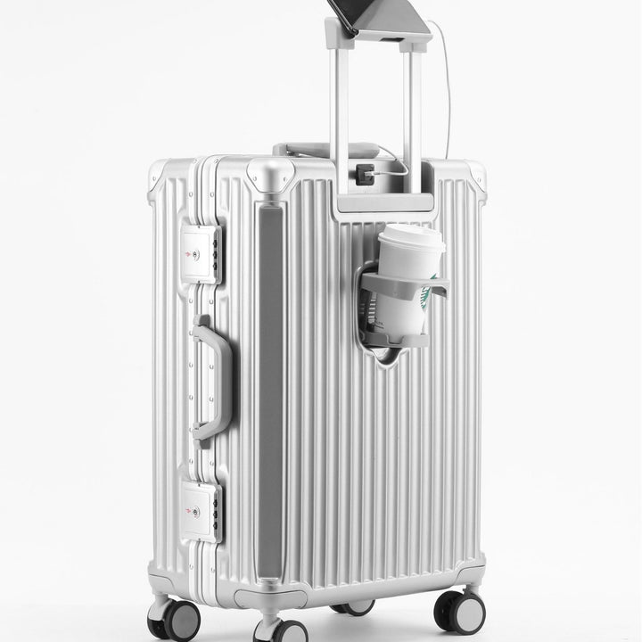 Unisex Eleganter und strapazierfähiger TSA-freundlicher Hartschalen-Handgepäckkoffer Skanto