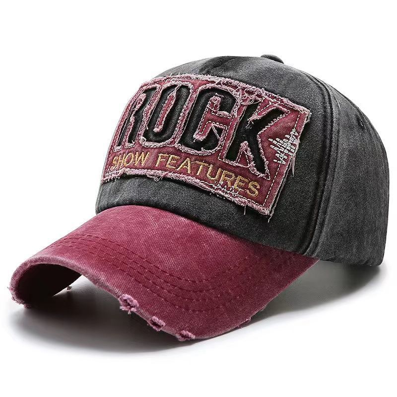 Herren Distressed Baseball Cap mit Grafik, verstellbar Skanto