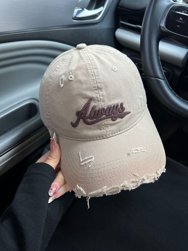 Damen Baseball Cap mit Grafik im Used-Look Skanto