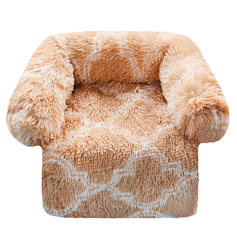 Luxuriöses Plüsch-Sessel-Hundebett