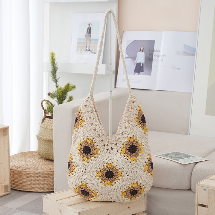 Handgemachte Häkel-Shopper-Tasche Skanto