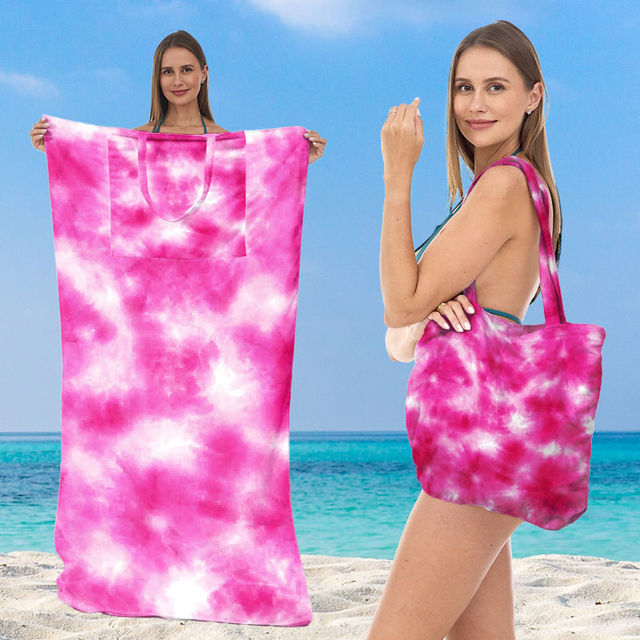 Strandtuch mit elegantem Blumenmuster Skanto