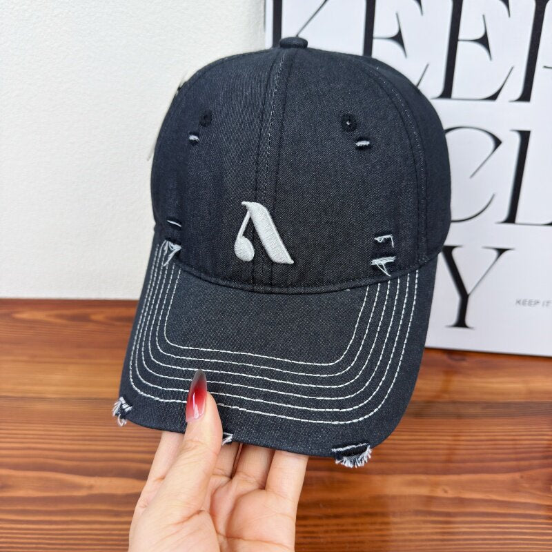 Herren Cap im Distressed Denim-Stil Skanto