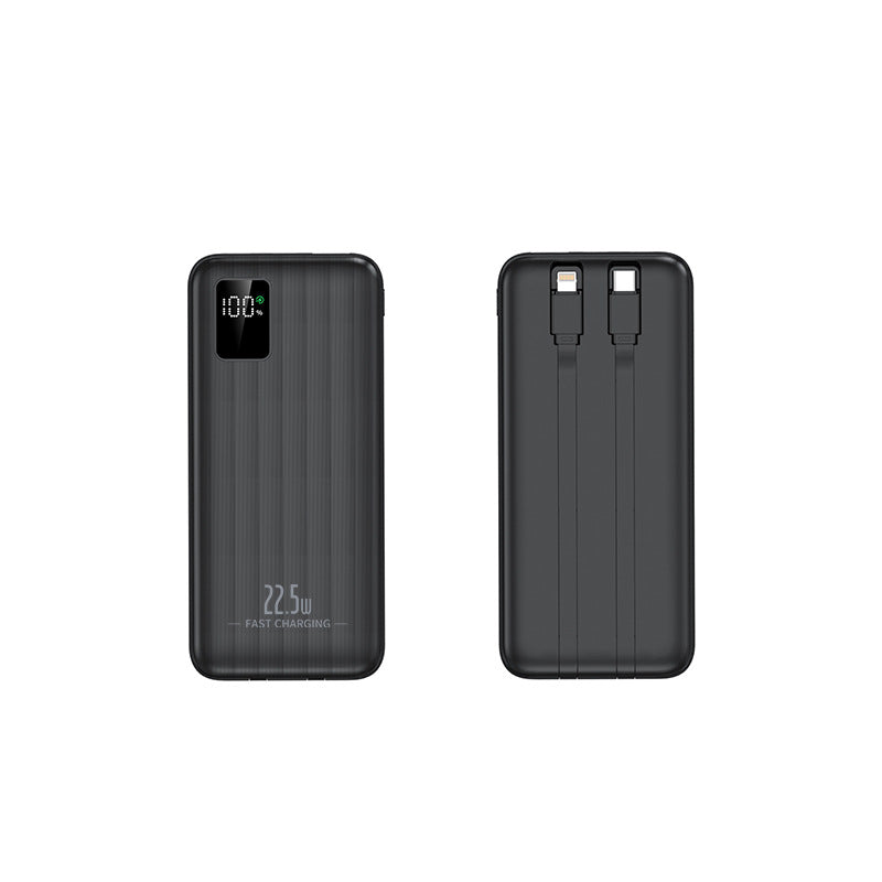Tragbare Powerbank mit Schnellladefunktion und LED-Anzeige Skanto