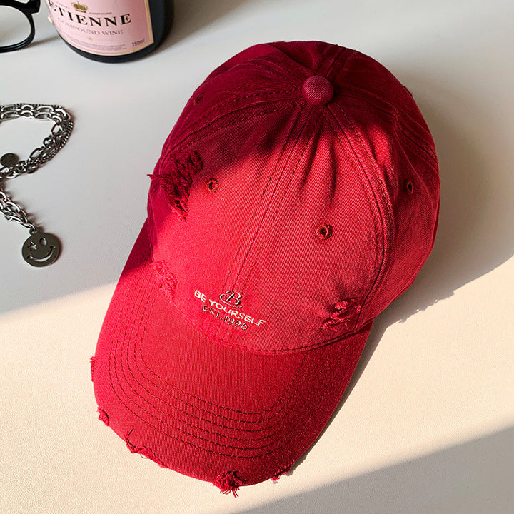 Damen Distressed Lässige Baseballkappe Skanto
