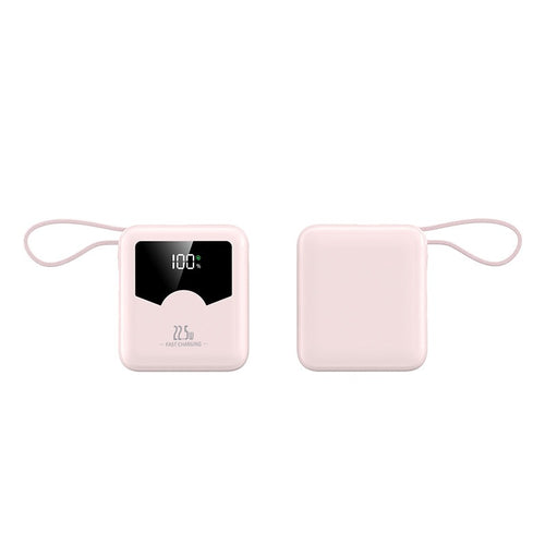 Tragbare Powerbank mit digitaler Ladeanzeige und Schnellladefunktion Skanto