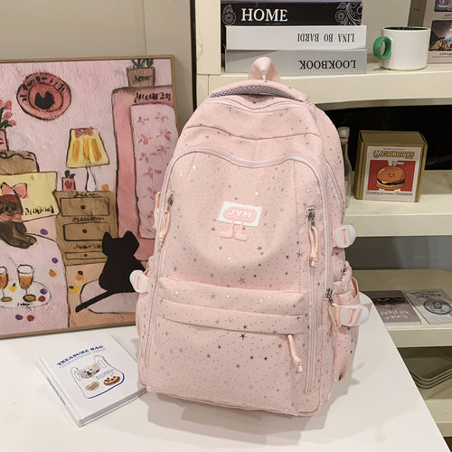 Modischer Schulrucksack mit Sternenmuster Skanto