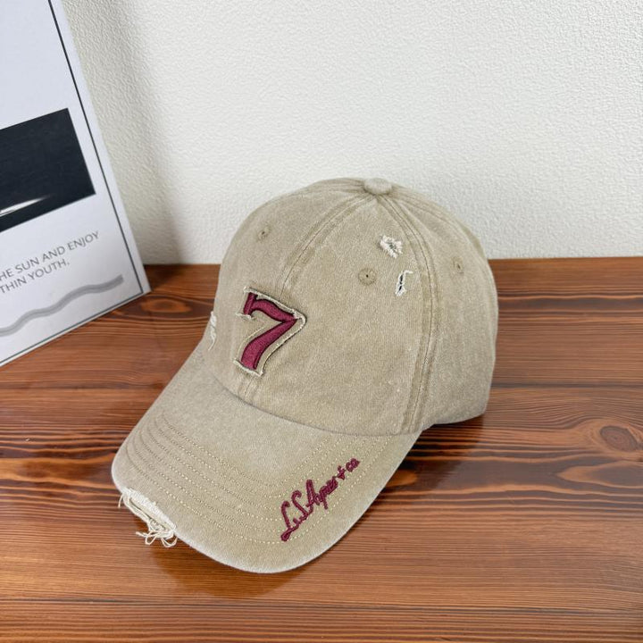Herren Vintage Baseballkappe im Used-Look Skanto