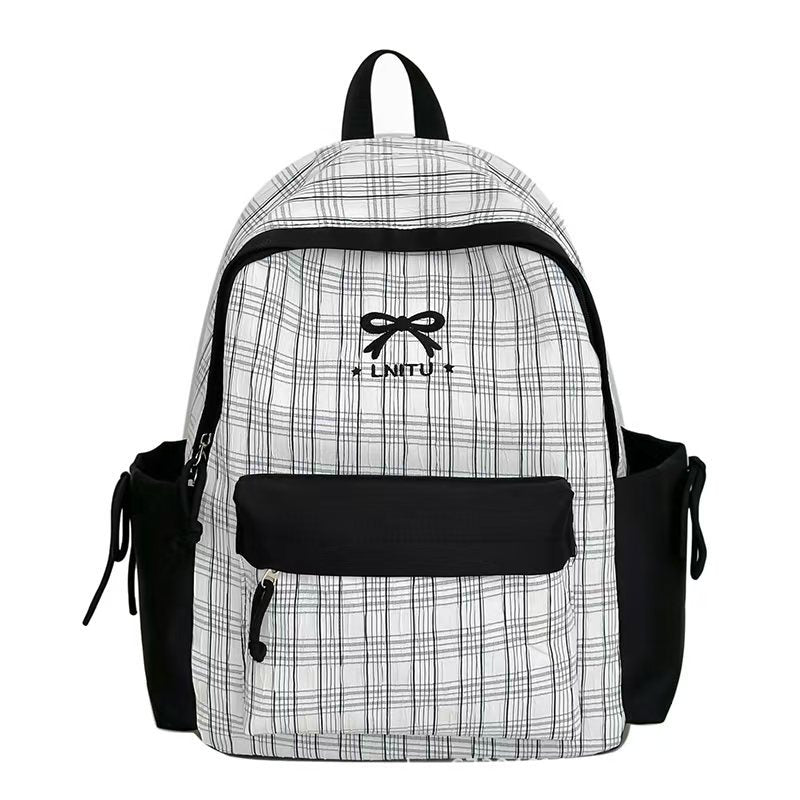 Karierter Rucksack Skanto