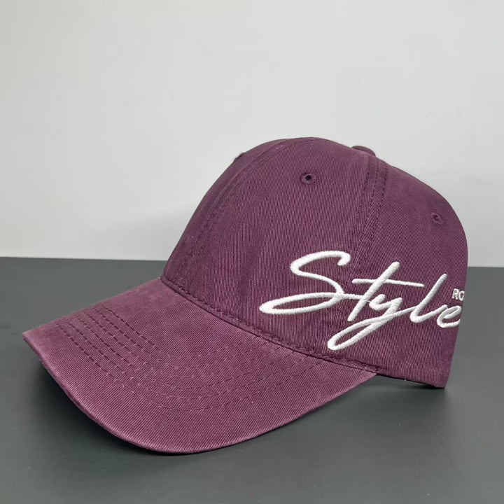 Unisex Signature Script Baseballkappe Skanto