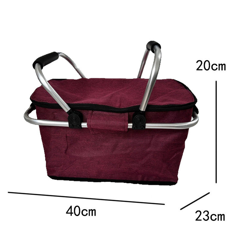 Kühltasche mit robustem Aluminiumrahmen und isolierendem Innenfutter Skanto