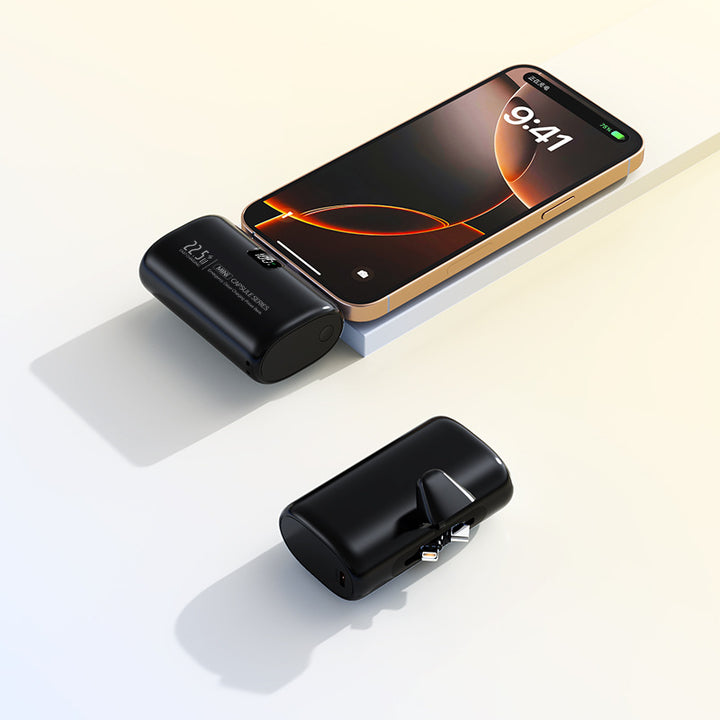 Tragbare Powerbank mit integriertem Ladegerät Skanto