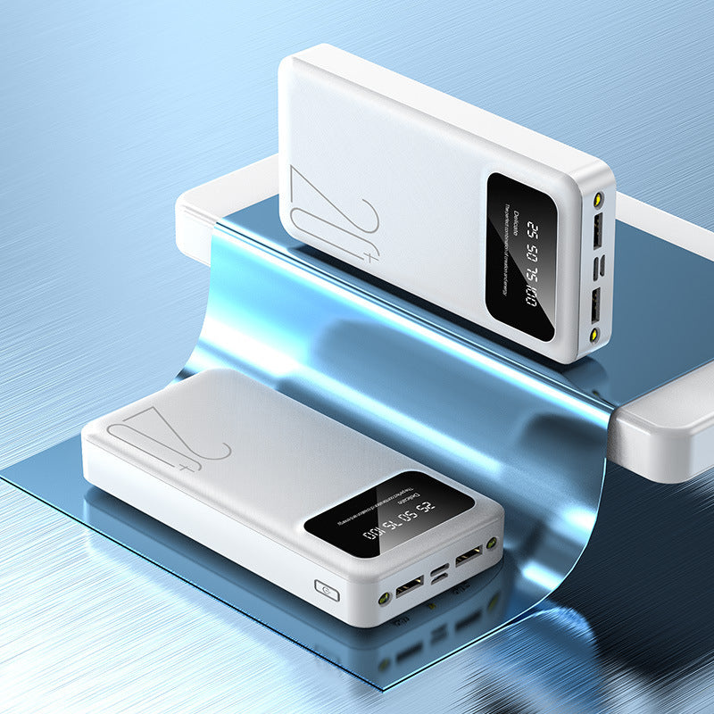 Hochleistungs-Powerbank mit LCD-Bildschirm und mehreren USB-Anschlüssen Skanto