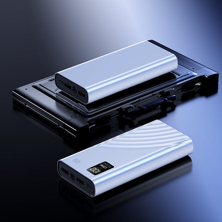 Tragbare Hochleistungs-Powerbank mit Digitalanzeige Skanto