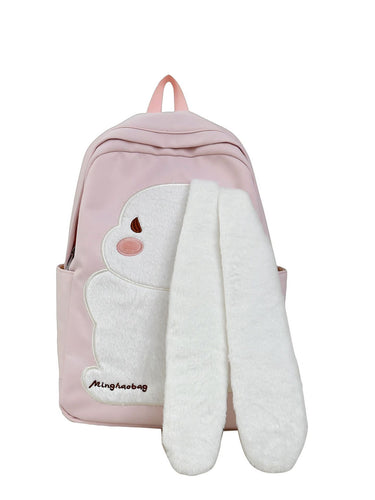 Niedlicher Plüsch-Hasenrucksack Skanto