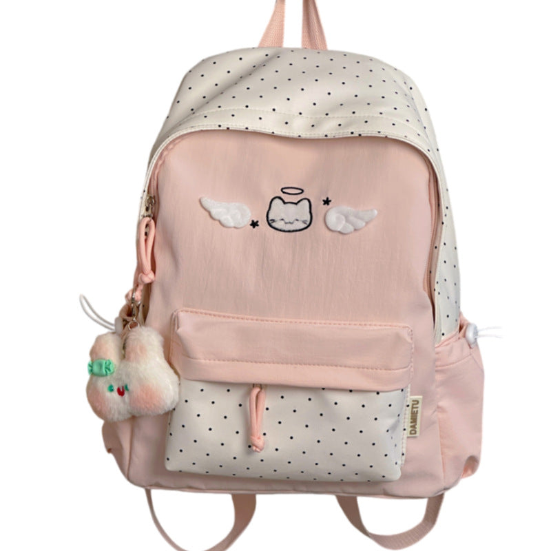 Niedlicher bestickter Charakter-Rucksack Skanto