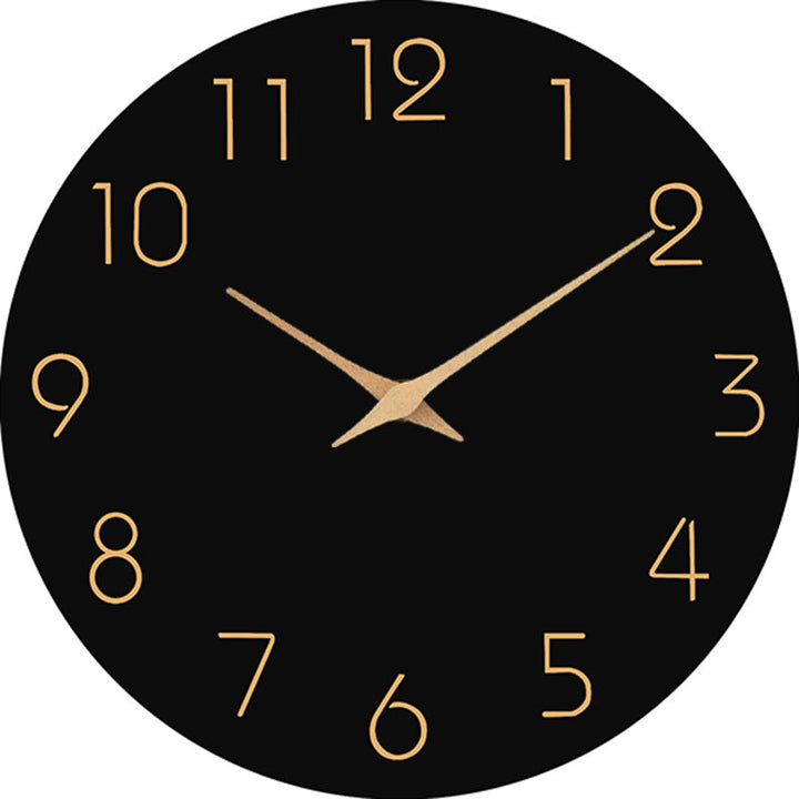 Skanto | Einfache Farbige Geräuschlose Wanduhr 12 Zoll