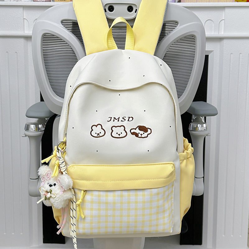 Niedlicher Schulrucksack mit Tierillustrationen