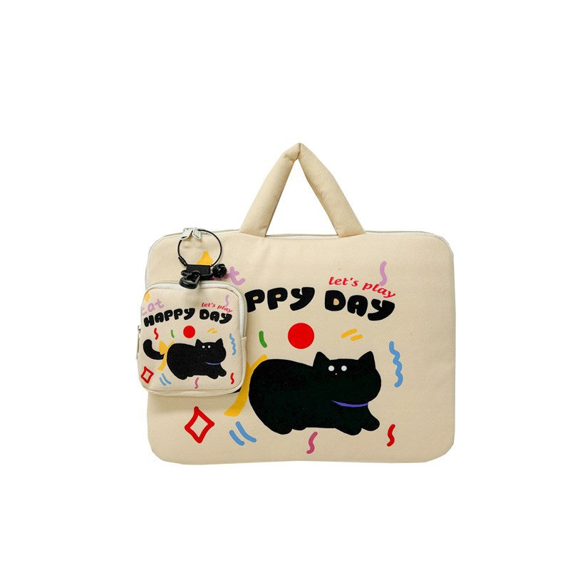 Laptoptasche mit kreativem Katzenmuster Skanto