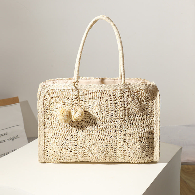 Handgemachte Makramee Strandtasche Skanto