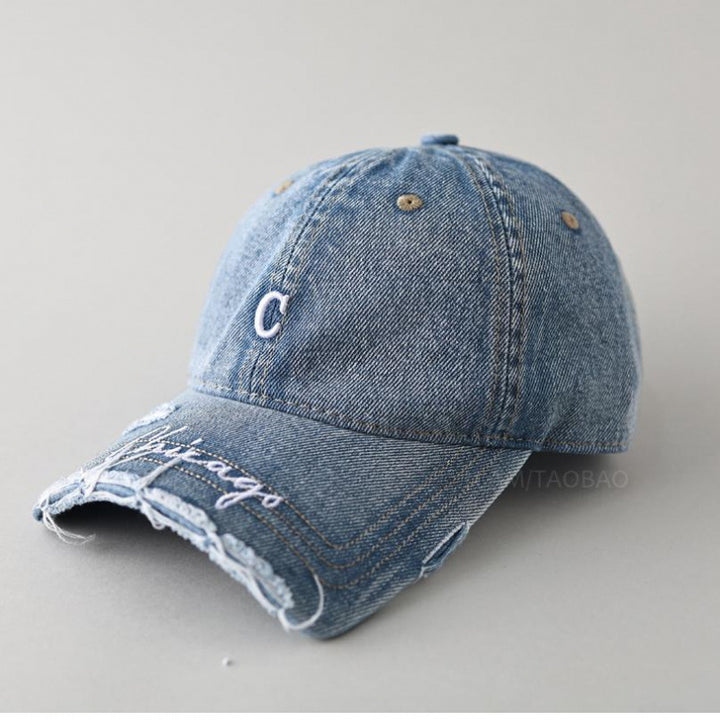 Damen Distressed Baumwoll Baseballkappe Skanto 1784083462